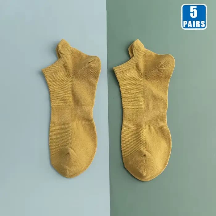 Chaussettes courtes en pur coton pour hommes, chaussettes de loisirs colorées, chaussettes de bateau