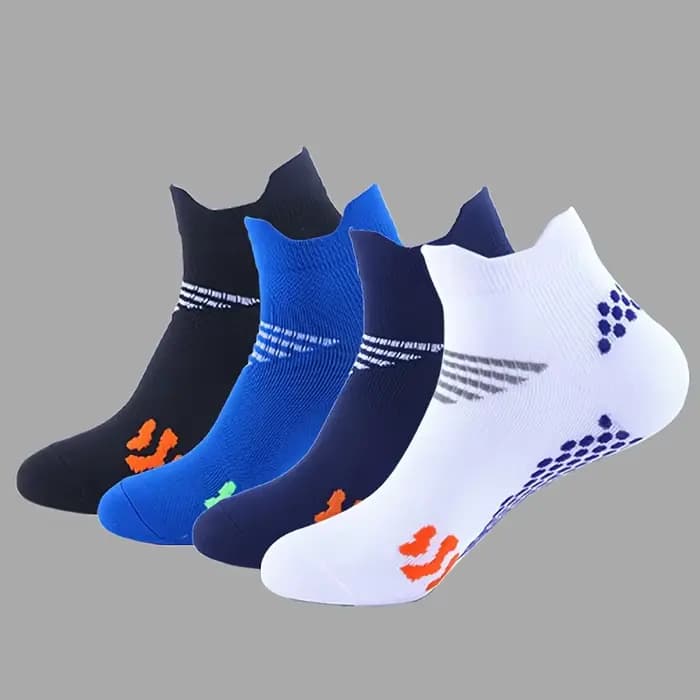3/4 paires de chaussettes de compression pour hommes et femmes, adaptées à la course, au fitness et 