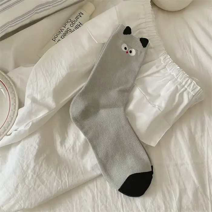 Chaussettes pour femmes, nouvelles nouveautés mignonnes, chaussettes amusantes en coton respirant, c