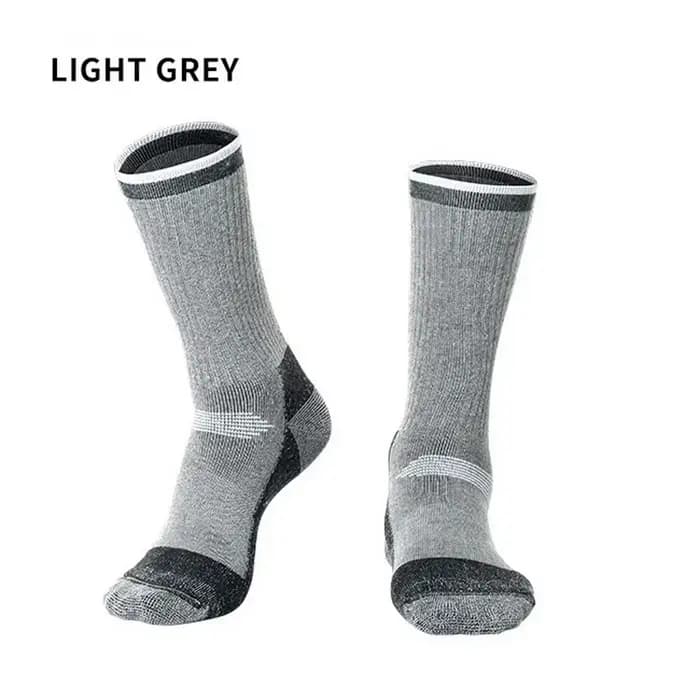 1 paire de chaussettes thermiques en laine mérinos, garde au chaud, douces, pour Ski, randonnée, Spo