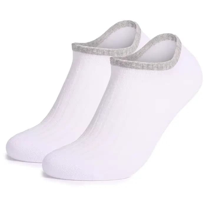 Chaussette courte pour hommes pour printemps été automne décontracté coton noir blanc gris respirant