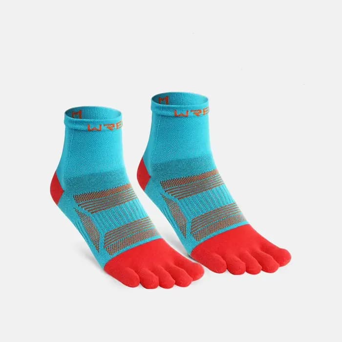 1 paire de chaussettes de sport à cinq orteils, respirantes, Coolmax, séchage rapide, évacuant la tr