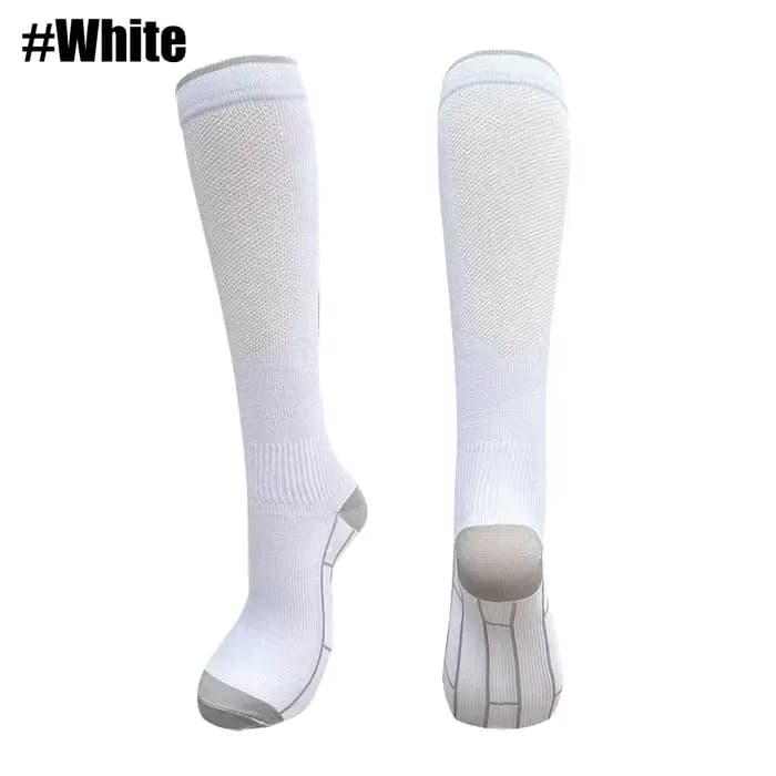 1 paire de chaussettes de compression pour femmes et hommes, compression graduée 20-30 mmHg pour la 
