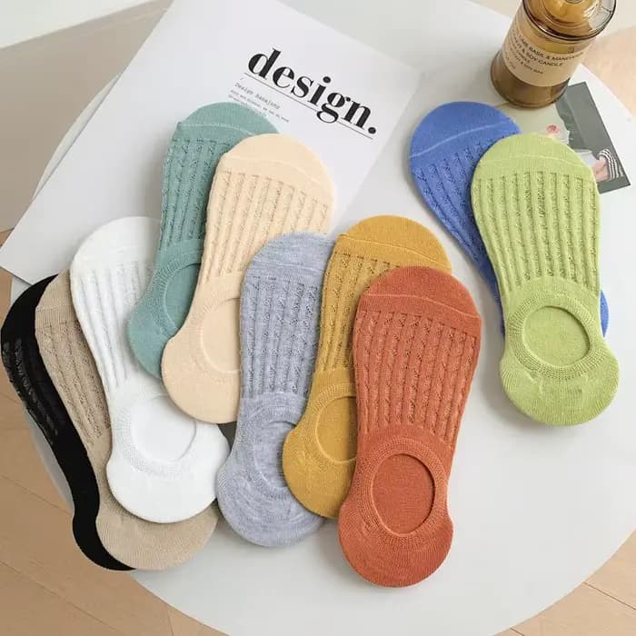 Chaussettes en Maille Invisible pour Femme, Chaussettes Bateau, Confortables, Respirantes, Douces, U