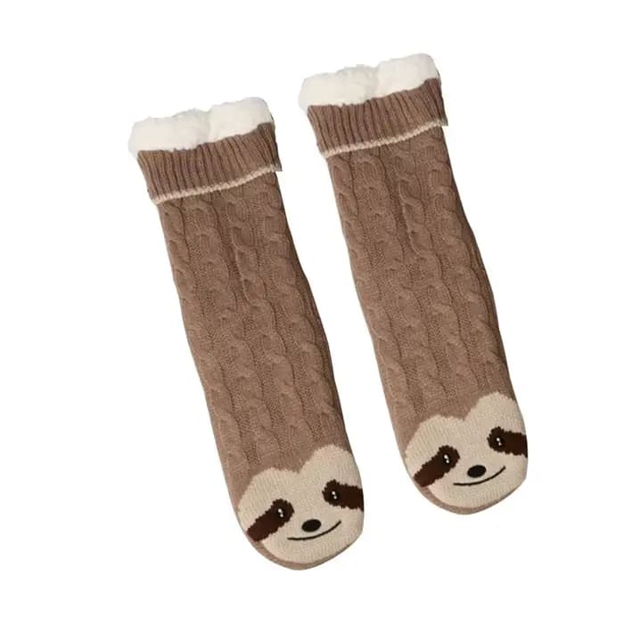Chaussettes épaisses doublées de polaire pour femmes, pour l'automne et l'hiver, chaussettes tricoté