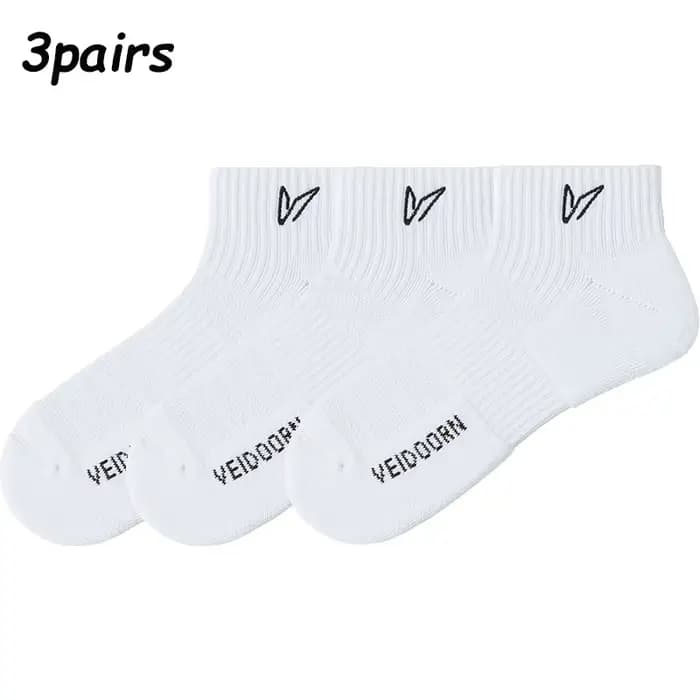 Chaussettes de sport monochromes pour hommes et femmes, différentes longueurs, chaussettes de rinçag