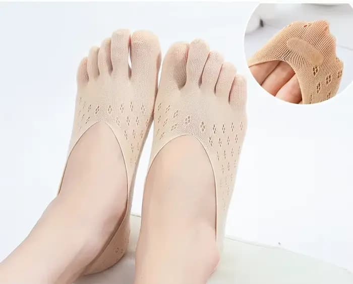 1 paire de chaussettes orthopédiques à Compression pour femmes, chaussettes de Yoga à bout complet a