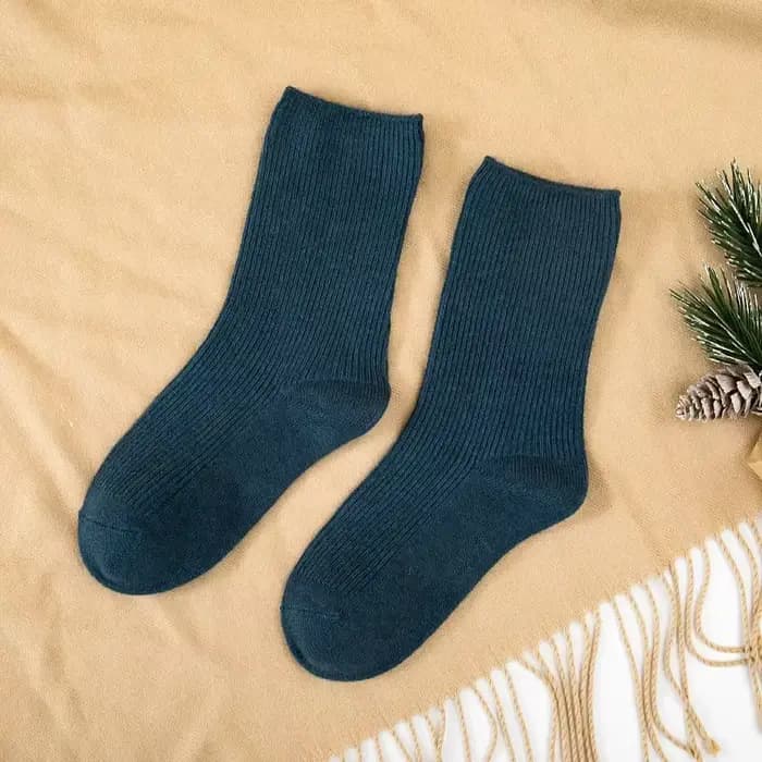 Chaussettes coréennes en laine rayées pour bébés filles et garçons, bas d'uniforme scolaire pour enf