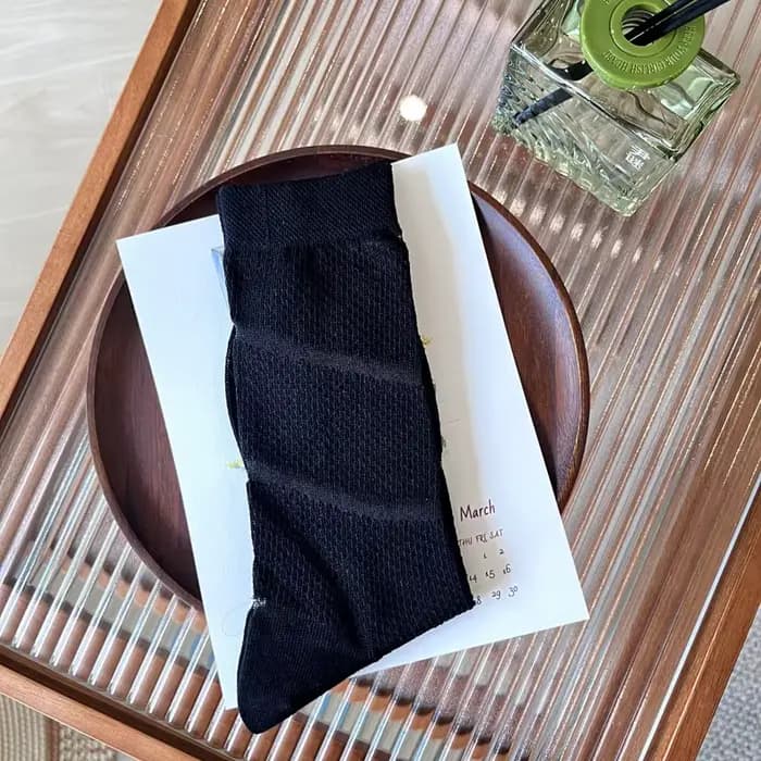 Chaussettes de printemps et d'été pour femmes, respirantes, solides, en coton doux, absorbant la sue