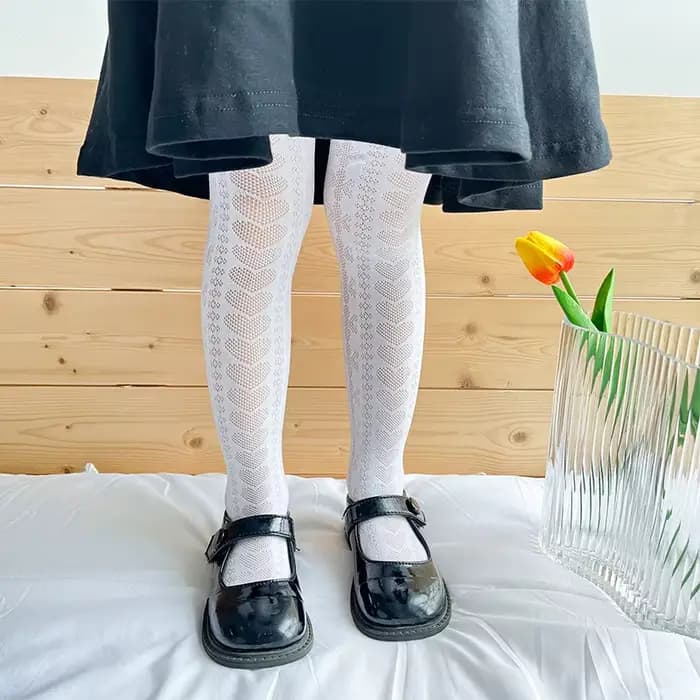 Collants fins en résille pour bébés filles, bas en dentelle, bonneterie pour enfants, bas pour tout-