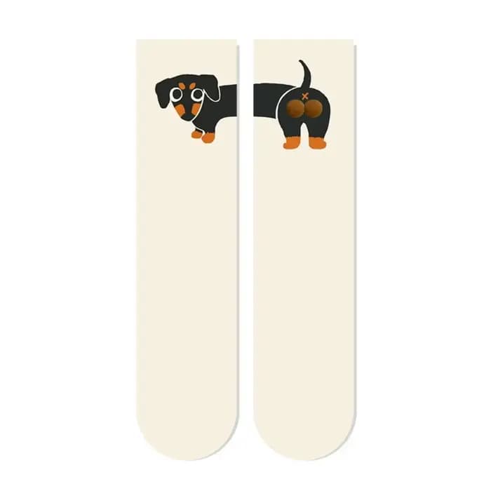 Chaussettes fantaisie douces pour chiots, respirantes, absorbant la transpiration, chaussettes pour 