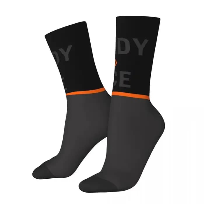 Chaussettes Happy Funny pour hommes et femmes, Chaussettes décontractées, Prêt à faire la course, Ba