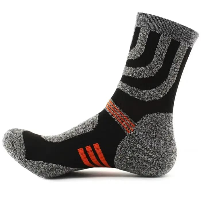 Chaussettes épaisses chaudes pour hommes, randonnée, marche, course à pied, coussin éponge rembourré
