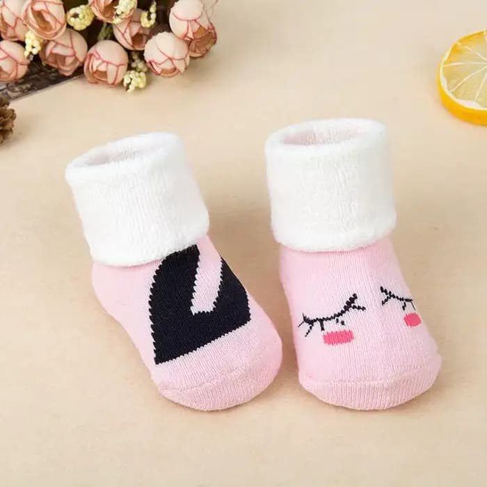 Chaussettes pour bébé en 21 couleurs, garçon fille, hiver, mignonnes, ours, chiot, nouveau-né, enfan