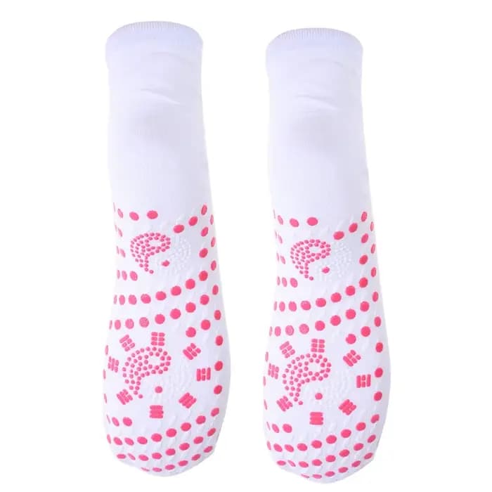 1/5 paires Tourmaline auto-chauffant chaussettes hiver chaud thermique soins de santé chaussettes mi