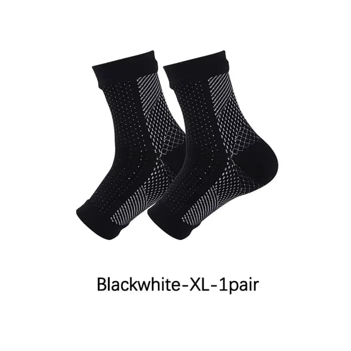 1 paire de chaussettes de Compression unisexes, attelle de soutien de la cheville, conception apaisa