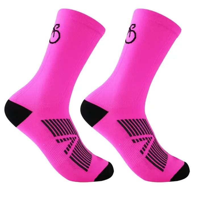 tailles européennes 38-43, 1 paire de chaussettes de cyclisme en plein air à bout renforcé, respiran