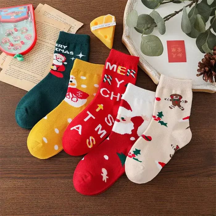 Chaussettes de Noël courtes pour enfants, coton chaud, cadeau de nouvel an pour tout-petits, père No