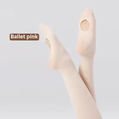 Collants de Ballet doux 60D pour femmes et filles, bas de danse sans couture avec trou