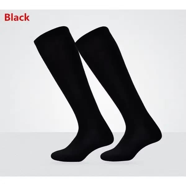 Chaussettes de sport pour hommes, respirantes au-dessus du genou, chaussettes longues de football