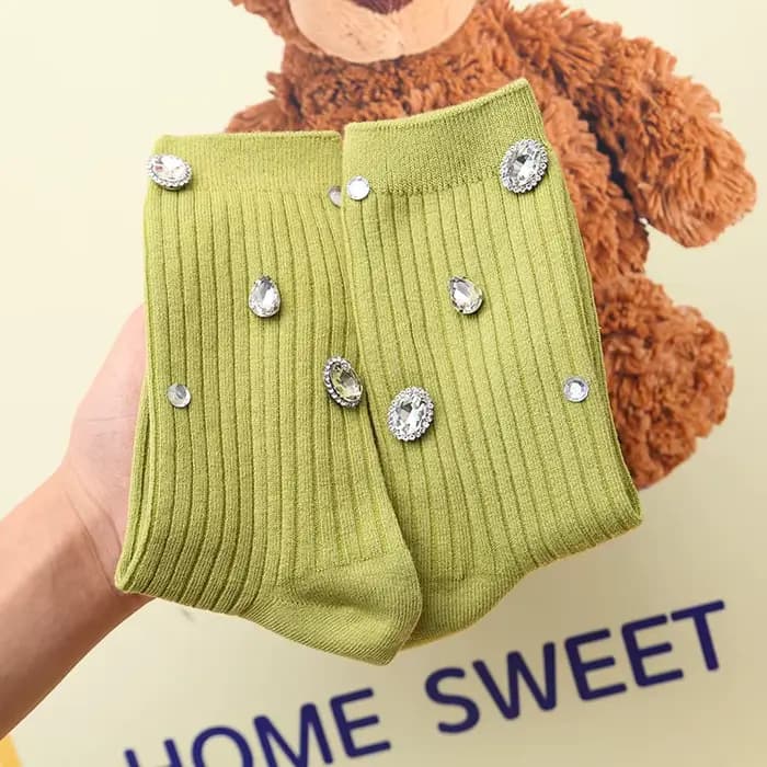 Chaussettes coréennes rétro pour femmes, chaussettes en coton de haute qualité, confortables et élég