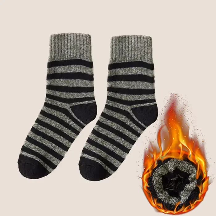 Chaussettes en laine mérinos pour homme, super optique, thermique, randonnée, bottes chaudes d'hiver