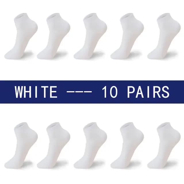 Haute qualité 10 paires/lot chaussettes hommes grande taille 42,43,44,45,46,47,48 décontracté respir