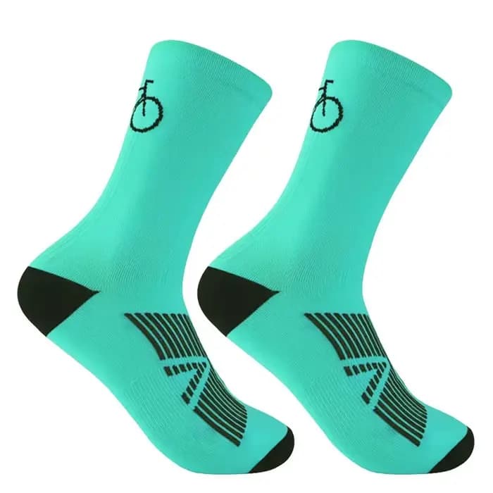 Chaussettes de cyclisme chaussettes de vélo vtt respirant séchage rapide extensible chaussettes de v