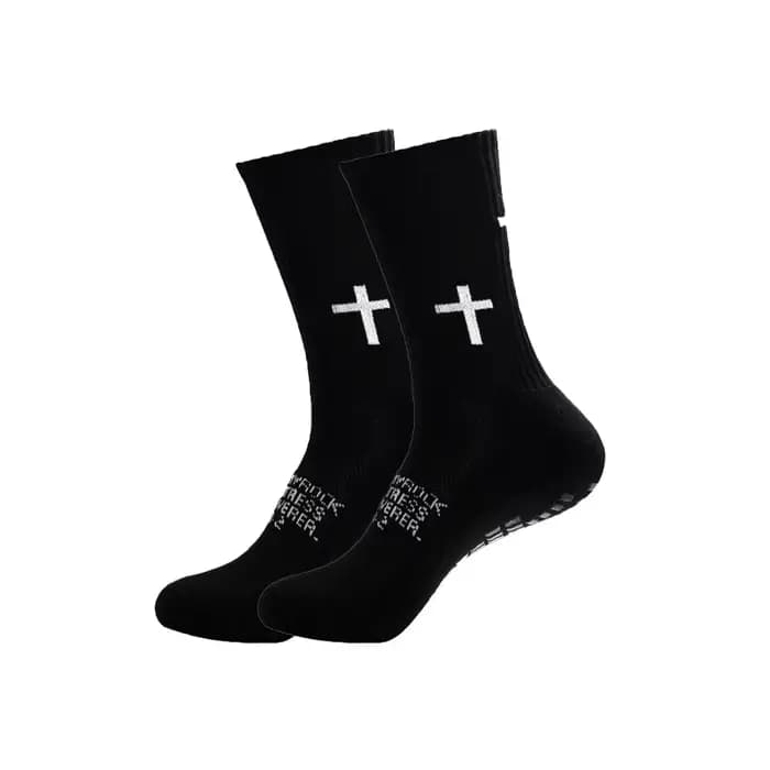 Chaussettes de sport de football à séchage rapide, absorbant la transpiration, antidérapantes, mi-mo
