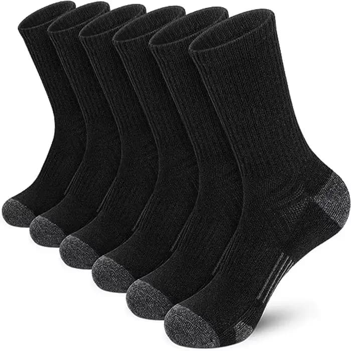 6 paires/ensemble de chaussettes de Sport confortables et douces pour hommes, adaptées à toutes les 