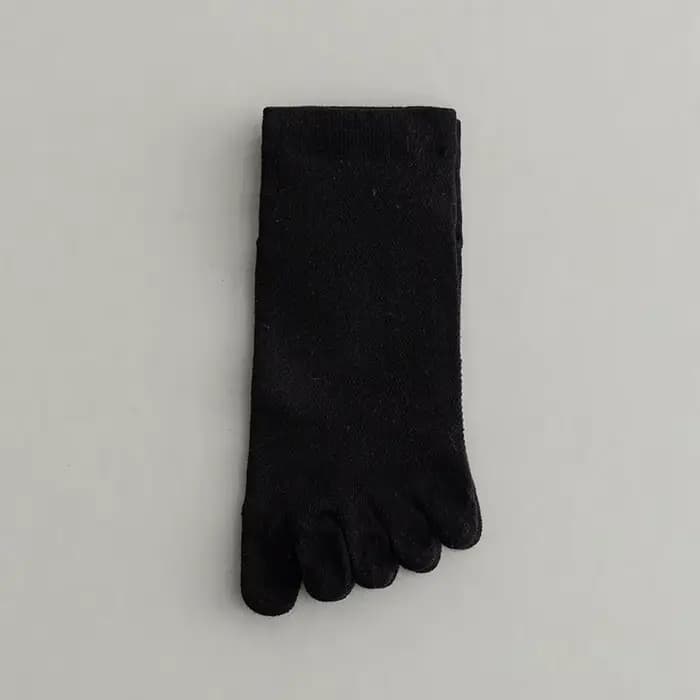 Parker-Chaussettes d'été fines pour hommes, respirantes, absorbantes, maille de coton, cinq doigts, 