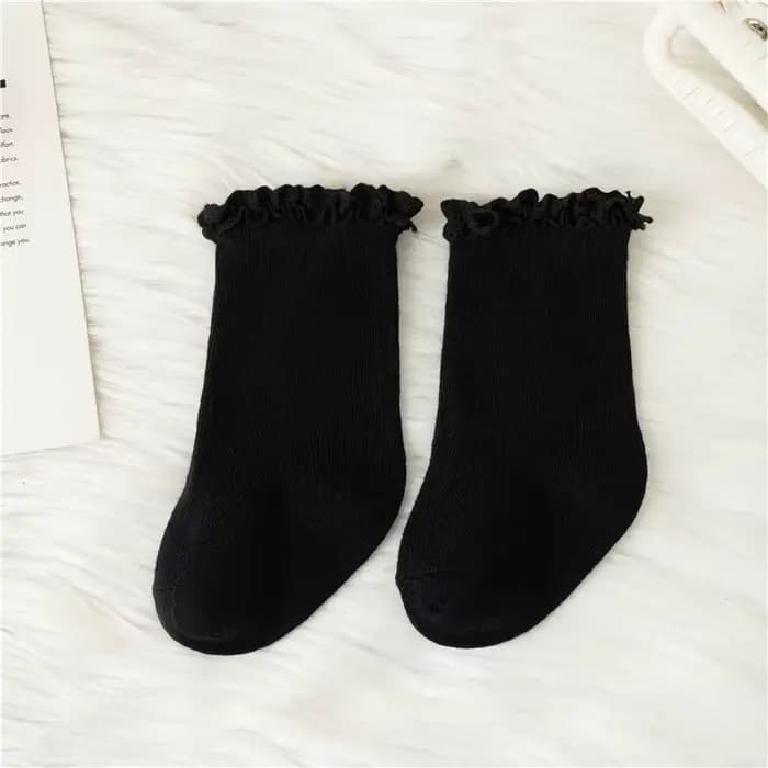 Chaussettes en coton à volants pour enfants, chaussettes courtes, tube à froufrous, princesse, danse