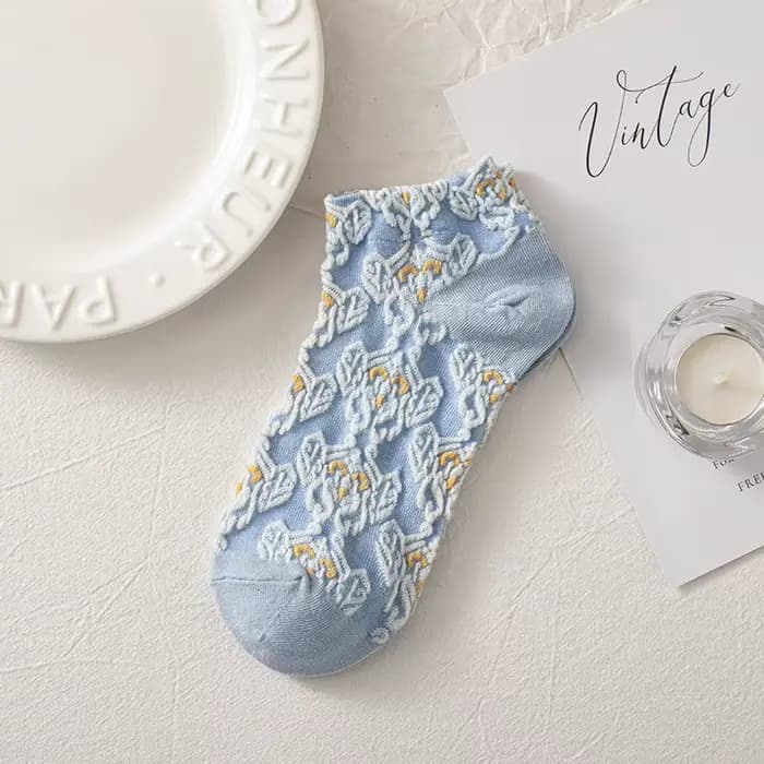 Chaussettes fines en coton pour femmes, chaussettes de rinçage à coupe basse pour filles, volants po