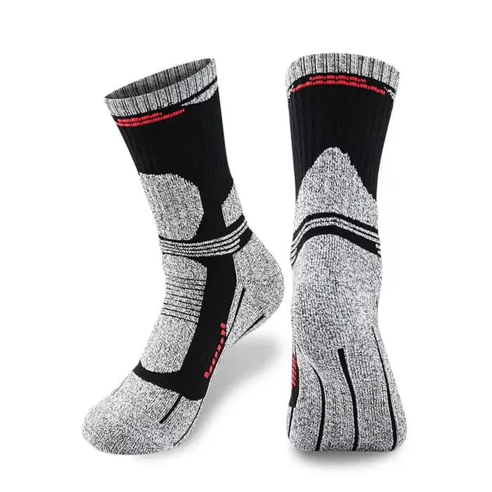 Chaussettes thermiques de marche d'hiver, 1 paire, plus épaisses, unisexes, pour randonnée en plein 