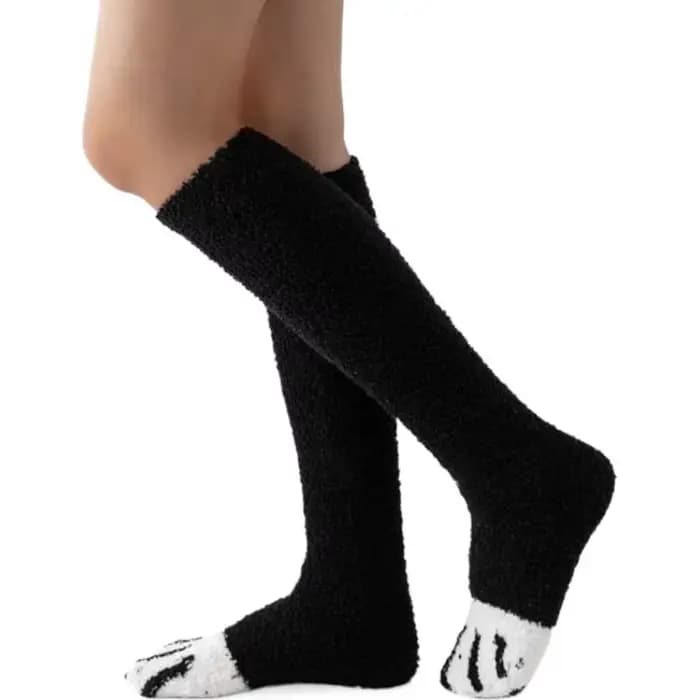Chaussettes douillettes pour femmes, chaussettes d'hiver chaudes et douces en microfibre, chaussette