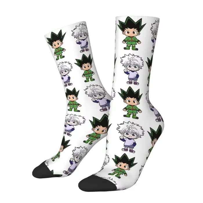 Chaussettes de skateboard respirantes unisexes, chaussettes longues décontractées, polyester Hunter 