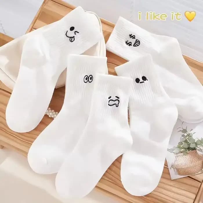 10 paires de chaussettes à motifs de dessin animé pour femmes, chaussettes polyvalentes tendance et 