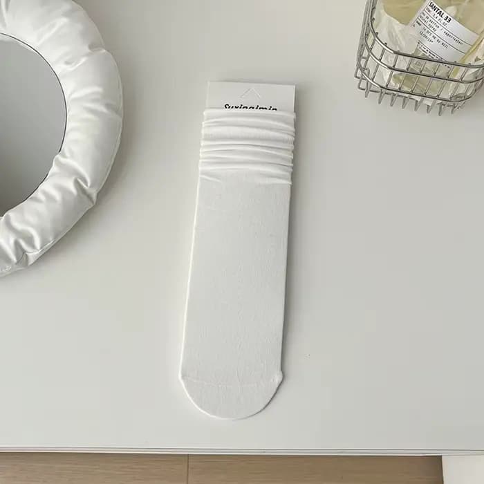 Femmes chaussettes mode japonaise coton mince respirant longues chaussettes femmes Style coréen déco