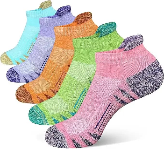5 paires de chaussettes pour femmes et hommes, accessoires, chaussettes courtes, vêtements à prix ré