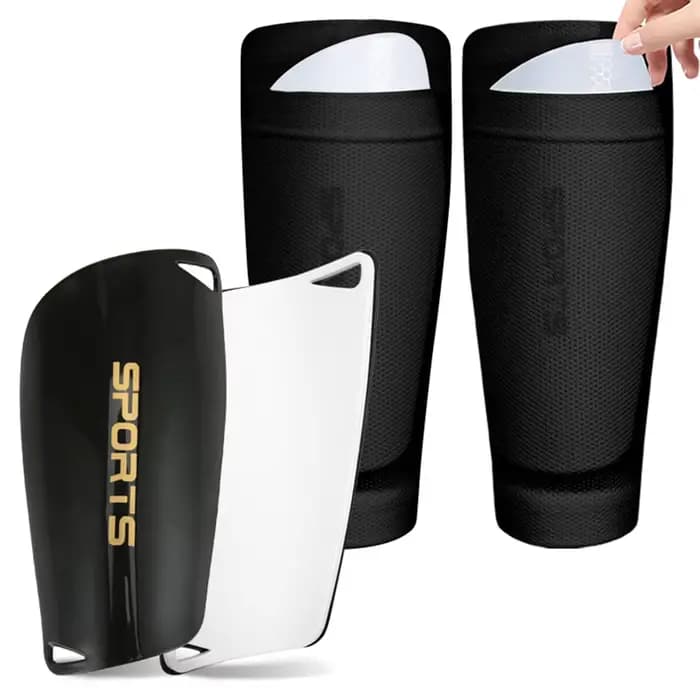 Loogdeel Sport Football Football protège-tibia chaussettes coussinets EVA coussin Protection réduire
