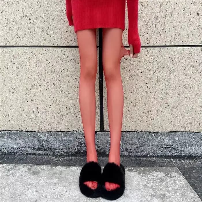 Collants Sexy rouges automne hiver bas minces collants vêtements chauds nouveaux collants pour femme