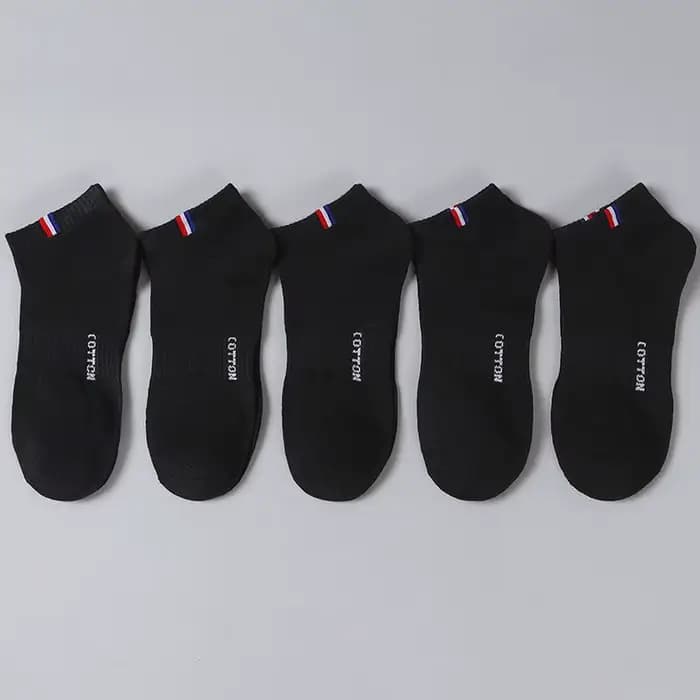 5/10 paires 1 Lot chaussettes hommes été mince Tube bas respirant blanc noir rayé cadeau Sport chevi