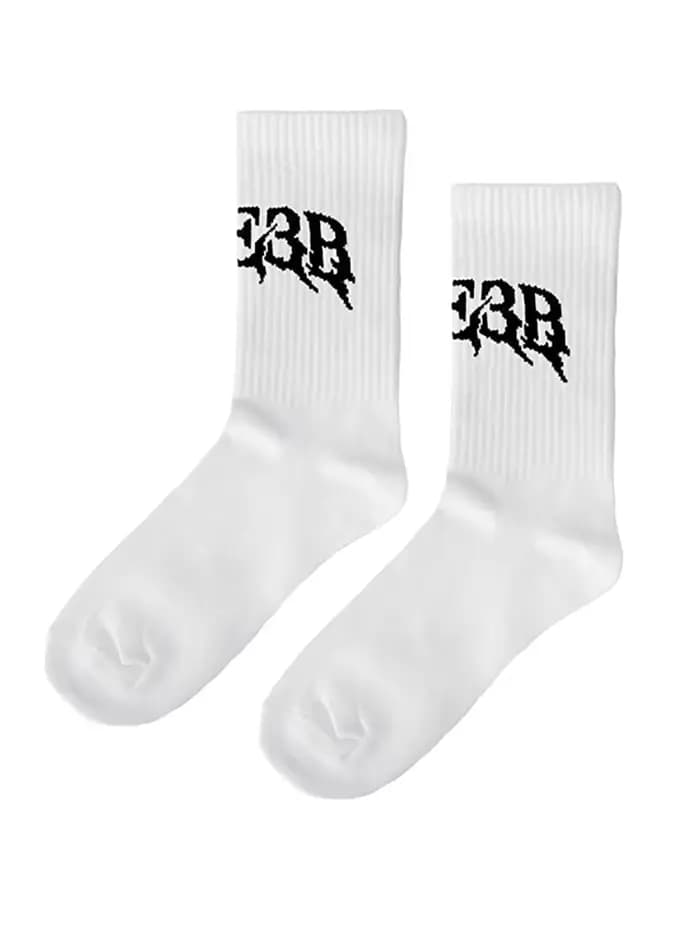 Chaussettes en coton pour femmes, 2 ans, blanches, respirantes, Hip Hop, tricotées, Vintage, graphiq