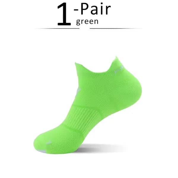 Chaussettes de sport pour hommes et femmes, en nylon, à séchage rapide, absorbant la sueur, respiran
