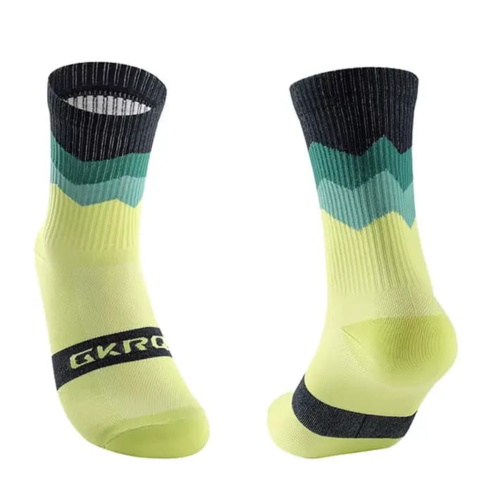 Chaussettes de cyclisme pour hommes et femmes, respirantes, longueur cheville, sport, gymnastique, a