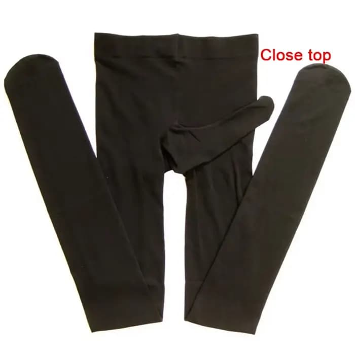 Collants chauds élastiques pour hommes et femmes, collants de couverture de pénis, bas de velours, p