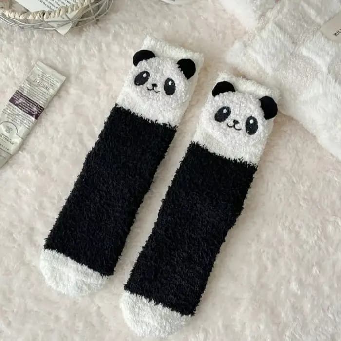 Kawaii chaussettes adultes chaussettes de couchage hiver neige maison maternité chaussette jambières