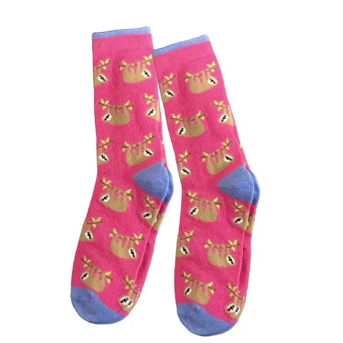 1/5 paires de chaussettes mi-mollet personnalisées mignonnes de dessin animé d'animaux de Zoo unisex