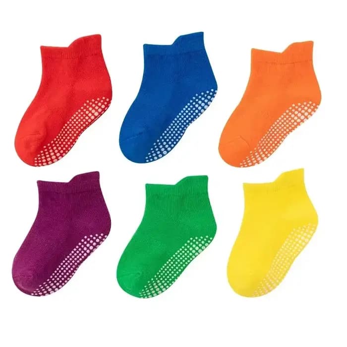 6 paires/ensemble chaussettes pour enfants pour garçons filles Sport décontracté enfants plancher ba