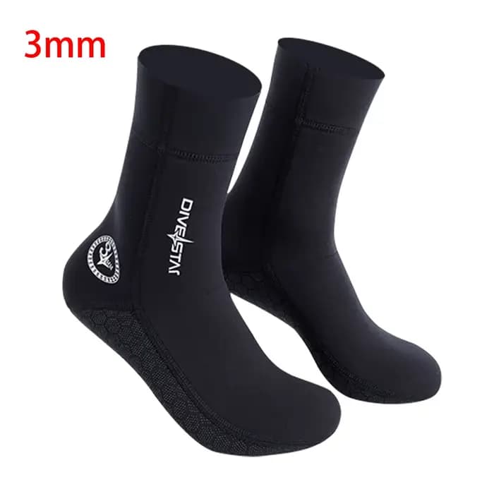 Chaussettes de plongée 3mm/5mm chaussettes d'eau de plage en néoprène bottes de combinaison thermiqu